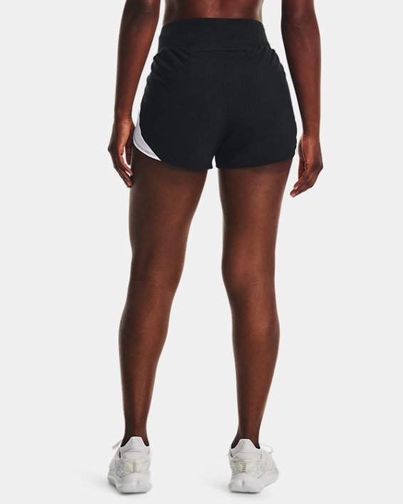 Women's UA Fly-By Elite High-Rise Shorts, Black, pdpMainDesktop image number 1